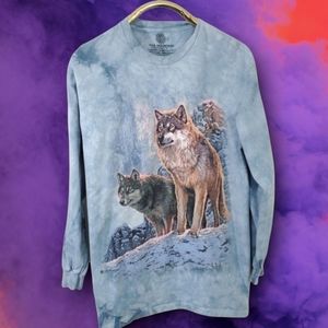 The Mountain Unisex long sleeve tee. Size Large